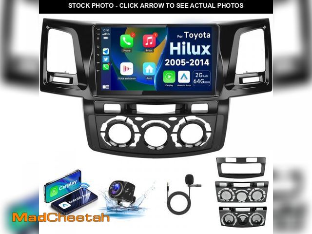 Lot 74-12212180 - 2+64G Car Stereo for Toyota Hilux 2005-2014 Android Car Radio Stereo,Wireless Carplay Android Auto 9...