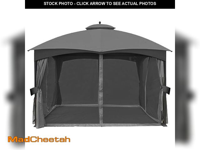 Lot 74-14472620 - ABCCANOPY Replacement Netting Walls for 10' x 12' Gazebo, Gray - UNUSED