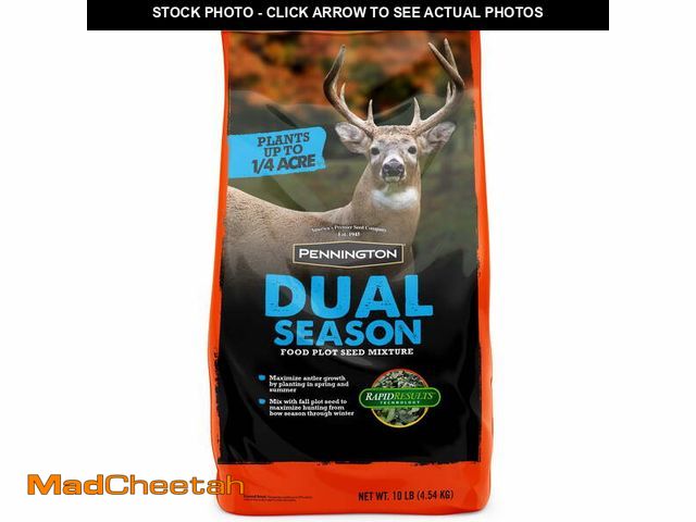 Lot 74-12886833 - Pennington Rackmaster Dual Season Wildlife Food Plot Mix 10 Pounds - UNUSED