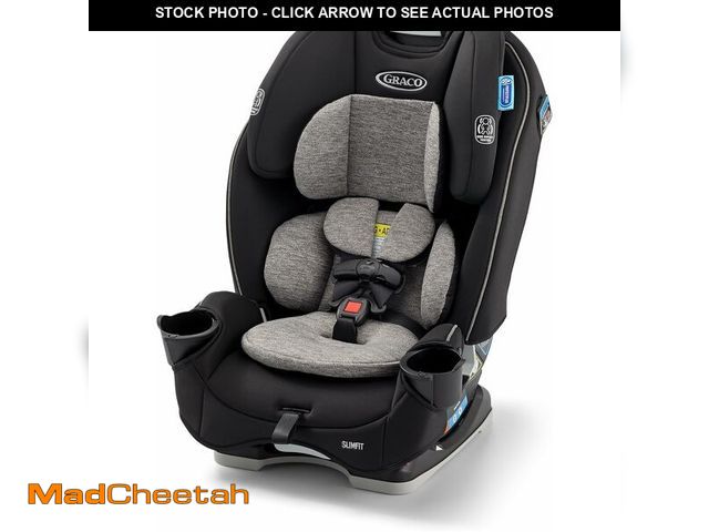 Lot 74-14067315 - Graco Slimfit 3-in-1 Convertible Car Seat, Slim Car Seat with Space-Saving Design, Highback Booster ...