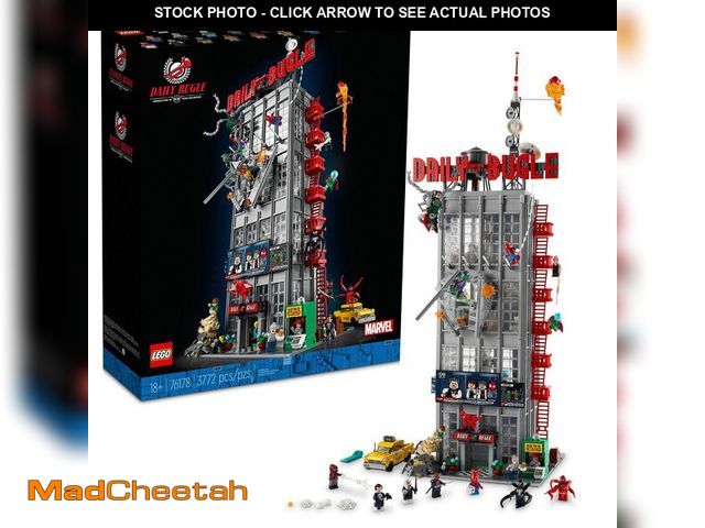 Lot 74-13024494 - LEGO Marvel Spider-Man Daily Bugle Building Sets for Adults - Display as Office or Book Shelf Decor ...