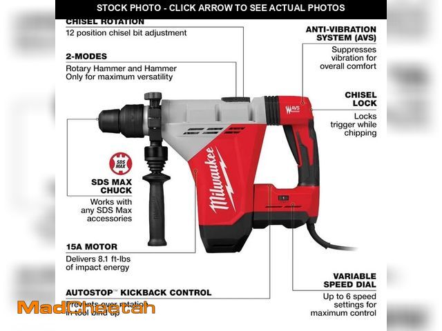 Lot 74-13692623 - Milwaukee 1-3/4 in. SDS-MAX Rotary Hammer - USED