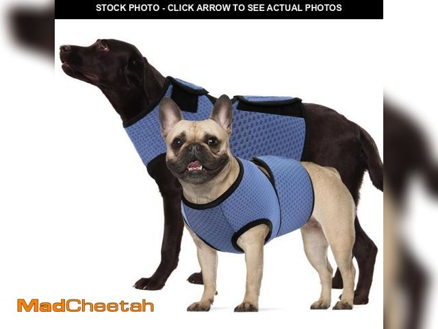 Lot 74-12438212 - KOESON Dog Anxiety Calming Vest, Breathable Dog Thunder Jacket, Adjustable Pet Stress and Anxiety Re...