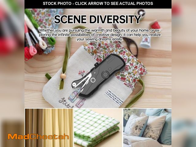Lot 74-11550856 - Handheld Sewing Machine, Portable Sewing Machine with Storage, Electric Switch, Two Speed Modes,Easy...