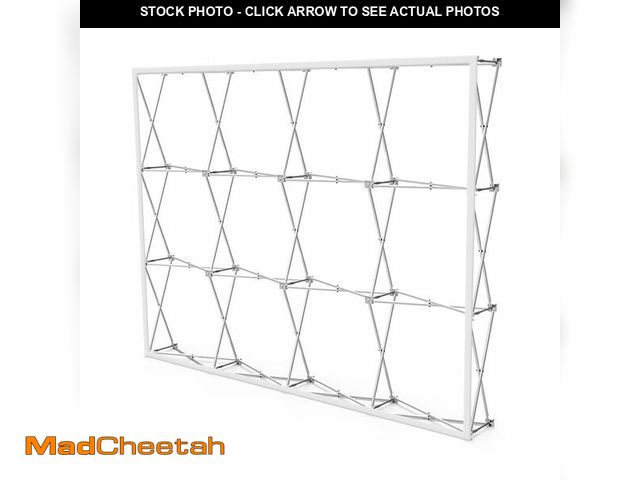 Lot 74-14284835 - 7.5 x 10 FT Portable Aluminum Tension Fabric Pop up Display Stand Backdrop Booth Frame Collapsible T...