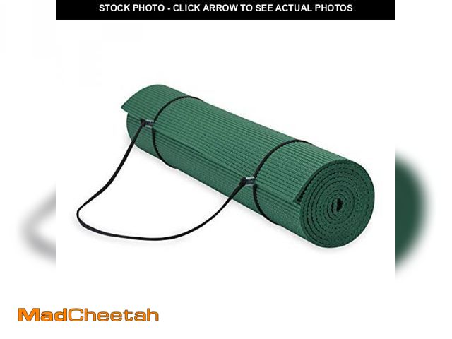 Lot 74-12399057 - Gaiam Essentials Premium Yoga Mat With Carrier Sling (72 InchL X 24 InchW X 1/4 Inch Thick) - UNUSED