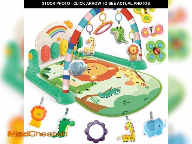 Lot 74-12702243 - Joryuek Baby Gym &amp; Play Mat, Tummy Time &amp; Activity Mat Toys, Infant to Toddler Play Piano Ma...