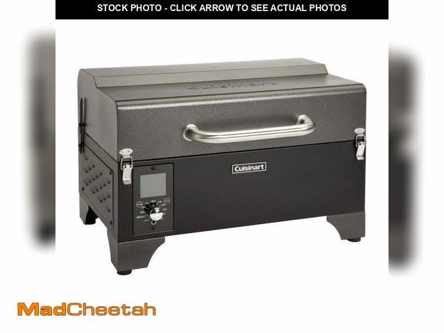 Lot 74-13094033 - Cuisinart Portable Wood Pellet Grill and Smoker - USED