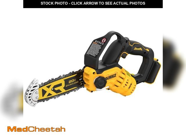 Lot 74-12789874 - DEWALT 20V MAX 8 in. Brushless Cordless Battery Powered Pruning Chainsaw (Tool Only) - UNUSED