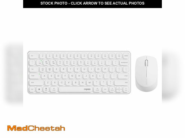 Lot 74-14063889 - Rapoo 9010M Multi-Device Keyboard and Mouse Combo, 2.4GHz/Bluetooth 5.0/4.0 Wireless Keyboard &amp; ...