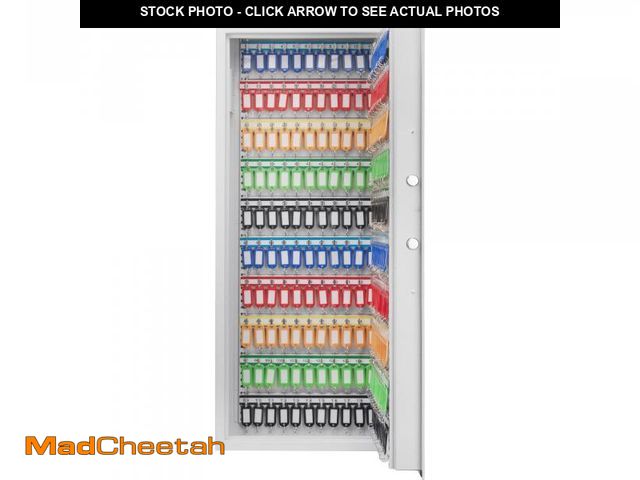 Lot 74-12489611 - BARSKA AX13368 Digital Keypad 240 Keys Cabinet Wall Safe White ,Large - UNUSED