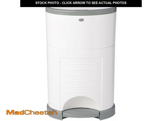 Lot 74-13709456 - Diaper Dekor EKO Classic Diaper Pail, White | ONLY Eco-Friendly Diaper Pail Made with 70% Recycled M...