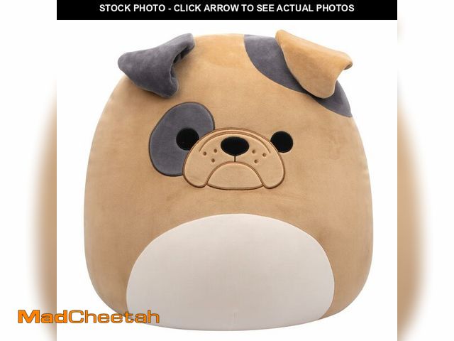 Lot 74-12868433 - Squishmallows Original 20-Inch Loafer Brown Bulldog - Official Jazwares Plush (Jumbo) - UNUSED