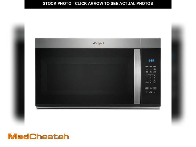Lot 74-12682133 - Whirlpool 30 in. 1.7 cu. ft. Over-the-Range Microwave in Stainless Steel Finish with Express Cooking...