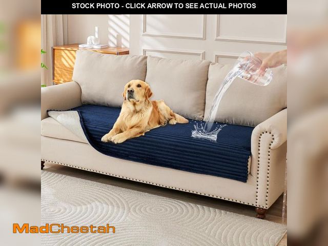 Lot 74-12327095 - HAOMAIJIA Waterproof Couch Cover for Dogs Washable,Faux Fur Pet Couch Covers for Sofa,Soft Dog Bed C...