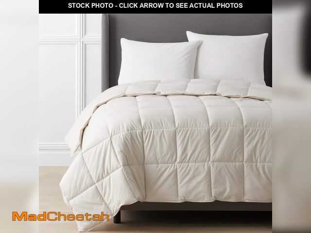 Lot 74-12778242 - The Company Store All Season Wool Natural Twin Wool Comforter - UNUSED