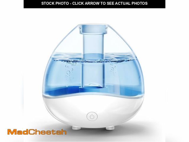 Lot 74-12705319 - Riofxqin Humidifiers for Bedroom, 1.5L Ultrasonic Cool Mist Humidifiers for Home Baby Nursery Office...