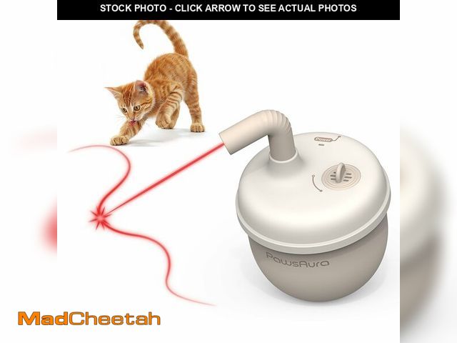 Lot 74-13571915 - MayMaw Automatic Cat Laser Toy - 360ÃÂ° Self-Balancing Laser with 3 Adjustable Speeds &amp; USB Rec...