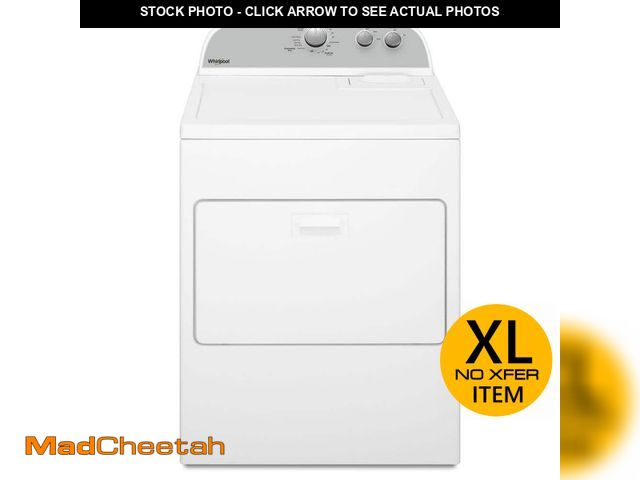 Lot 74-12585251 - 7.0 cu. ft. 240-Volt White Electric vented Dryer with AUTODRY Drying System - USED
