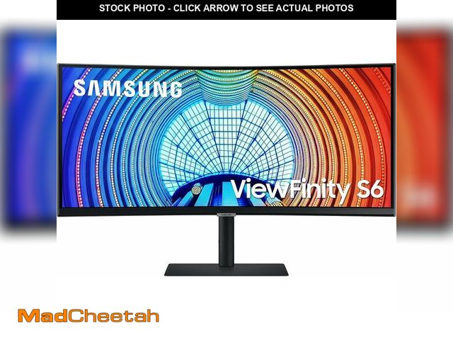 Lot 74-13563143 - SAMSUNG Viewfinity S65UA Series 34-Inch Ultrawide QHD Curved Monitor, 100Hz, USB-C, HDR10 (1 Billion...