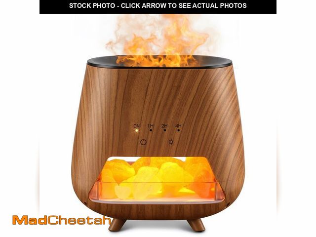 Lot 74-14060854 - JJNJJN Essential Oil Diffuser for Home: 200ml Aromatherapy Diffuser with Himalayan Pink Salt Rock, C...