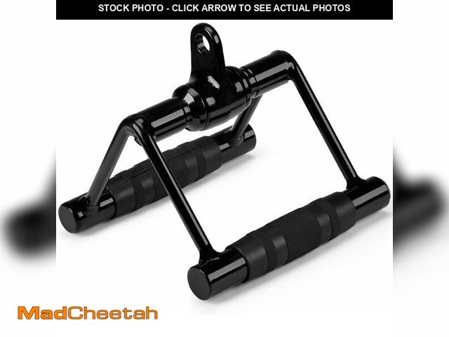 Lot 74-14349158 - Yes4All Rotating Black Double D Row Handle Cable Attachment for Weight Workout, Cable Machine Access...