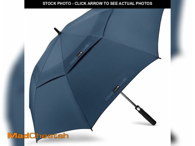 Lot 74-12633496 - ZOMAKE Golf Umbrella Windproof, Extra Large Oversized Heavy Duty Double Canopy for Rain, Sports Game...