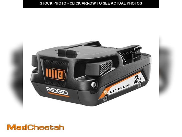 Lot 74-12853713 - RIDGID 18V 2.0 Ah Lithium-Ion Battery - USED