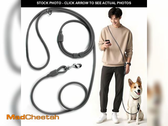 Lot 74-12715932 - PetiFine Hands Free Dog Leash, Crossbody Waist Leash for Dog Walking, 8 ft Multifunctional Waterproo...