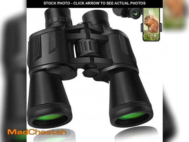 Lot 74-11552528 - LANDVIEW 20x50 High Power Binoculars for Adults with Smartphone Adapter, HD Professional/Daily Water...