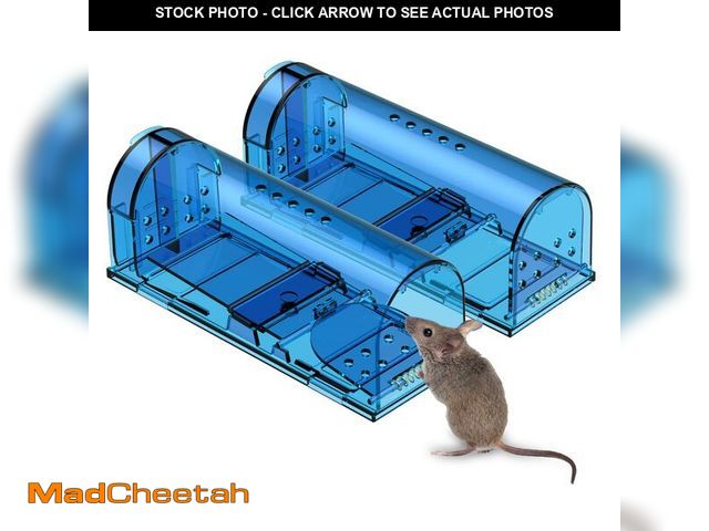 Lot 74-14057421 - Blinc [2-Pack] Humane Mouse Trap - Catch and Release No-Kill Rodent Traps for Indoors &amp; Outdoors...