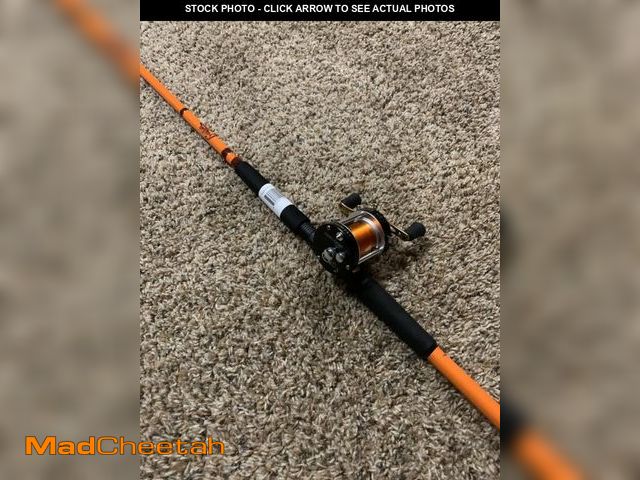 Lot 74-12426811 - (HANDLE HAS SOME DAMAGE) Catfish Pro Fishing for Fun Rod and Reel Casting Combo - UNUSED