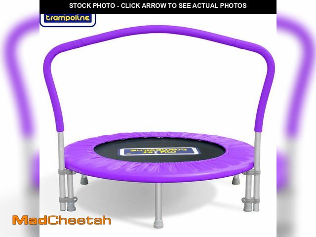 Lot 74-14586445 - Sportspower My 1st Trampoline 36" Indoor/Outdoor Mini Rebounder Trampoline with No-Gap Padded Cover,...
