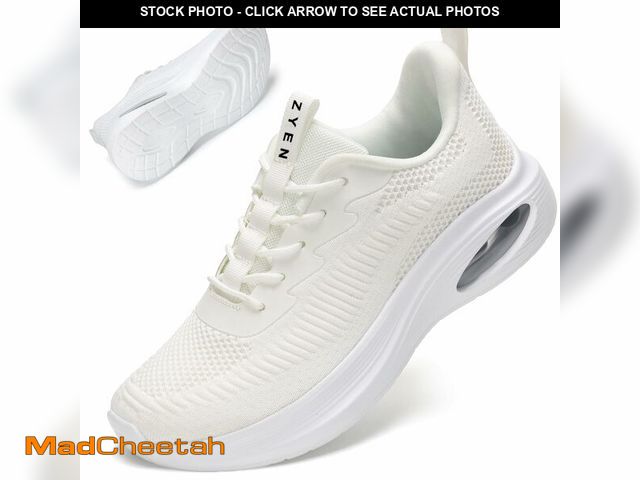 Lot 74-14155475 - ZYEN Wide Toe Box Shoes Women Air Cushion Road Running Shoes Extra Wide Width Breathable Sneakers Ar...