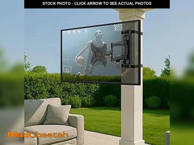 Lot 74-11911070 - ZeboZap ZZTVA2022 DIY NO Drill Full Motion Gazebo TV Mount | Outdoor TV Mount |Holds 66lbs | Fits 19...