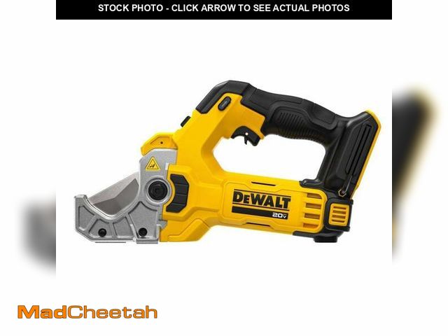 Lot 74-12790142 - DeWalt 20V MAX XR 2 In. Plastic Pipe And Tubing Cutter Black/Yellow 1 Pc - UNUSED