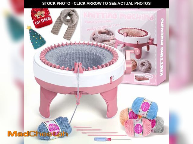 Lot 74-12714772 - MIAOKE Knitting Machine, 40 Needles Smart Weaving Loom Knitting Round Loom, Knitting Board Rotating ...