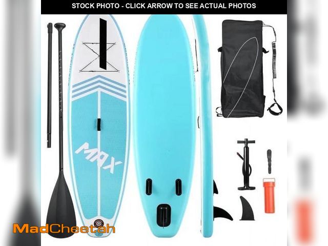 Lot 74-12490333 - Naipo 10 in Inflatable Stand up Paddle Board 6 in Thick  SUP Paddle Board with Paddleboard Accessori...