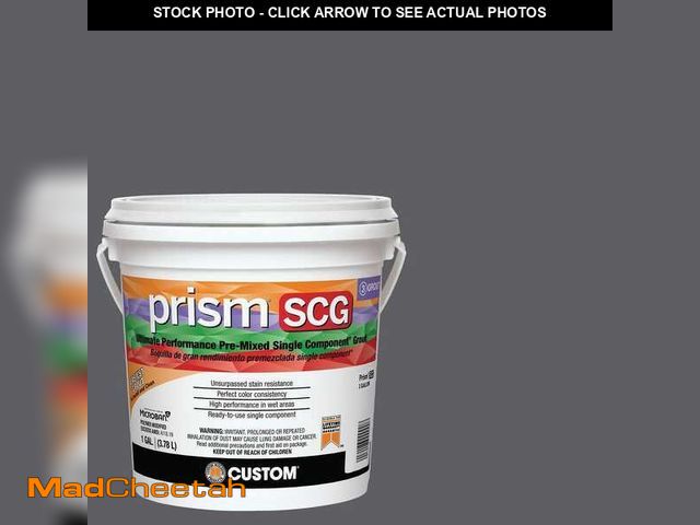 Lot 74-14352203 - Custom Building Products Prism SCG #370 Dove Gray 1 Gal. Ultimate Performance Pre-Mixed Single Compo...