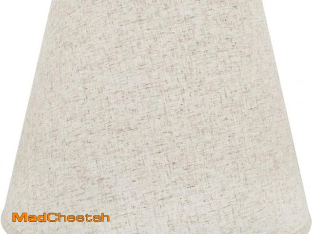 Lot 74-12169665 - Aspen Creative 32801A Transitional Bell Shaped Spider Construction Lamp Shade in Beige, 18" wide (11...