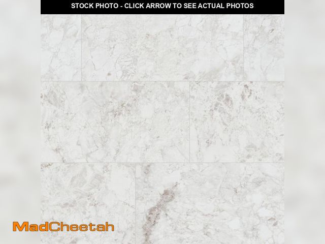 Lot 74-12185531 - Santa Loma Snowfall 24 in. x 48 in. Polished Porcelain Stone Look Floor and Wall Tile (310 TOTAL SQ....