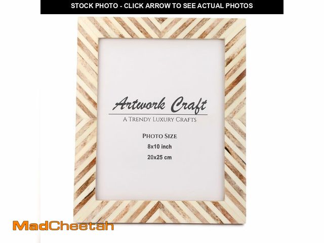 Lot 74-13958012 - Artwork Craft Picture Photo Frame Chevron Herringbone Art Inspired Vintage Table-Top/Wall DÃÂ©cor F...