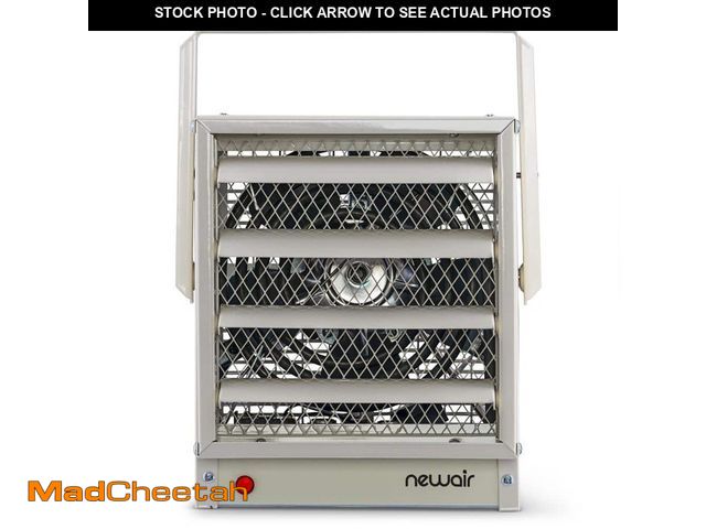 Lot 74-13112827 - NewAir 17,060 BTU 5000-Watt 240V Ceiling Mount Hardwired Electric Shop Garage Heater - USED