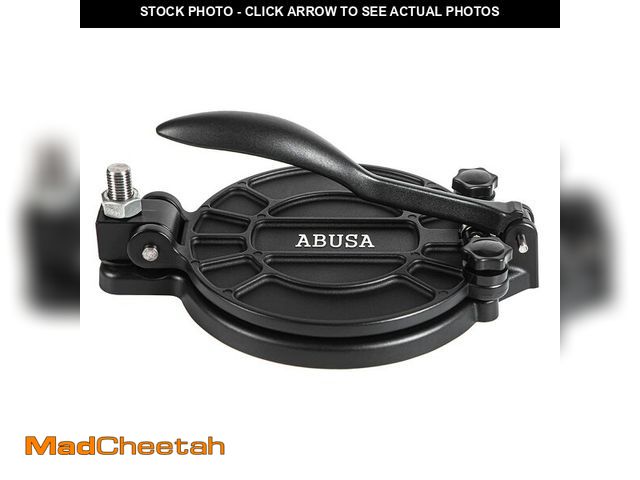 Lot 74-14264102 - ABUSA Thickness Adjustable Tortilla Press 8 Inch Tortilla Maker Black - Roti, Dough Press, Dosa, Taw...