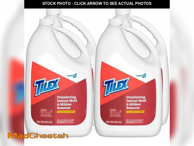 Lot 74-13835632 - CloroxPro Tilex Disinfecting Instant Mold and Mildew Remover Refill, 128 Ounces Each (Pack of 4) (35...