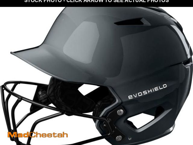 Lot 74-12399736 - EvoShield XVT 2.0 Gloss Batting Helmet with Facemask - Charcoal, X-Small - UNUSED