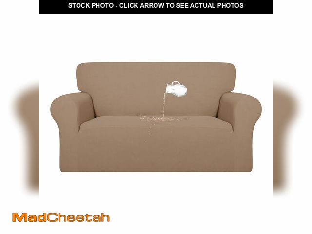 Lot 74-12458154 - PureFit 100% Dual Waterproof Couch Cover Slipcovers for Couches and Sofas - Stretch Non Slip Fleece ...