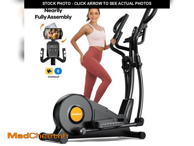 Lot 74-12379123 - LNOW Pro Magnetic Elliptical Mahicne Nearlly Fully Assembled Build-in Bluetooth Indoor Stationary Ex...