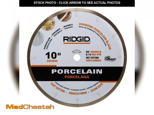 Lot 74-12517346 - RIDGID 10 in. Premium Tile Diamond Blade - UNUSED