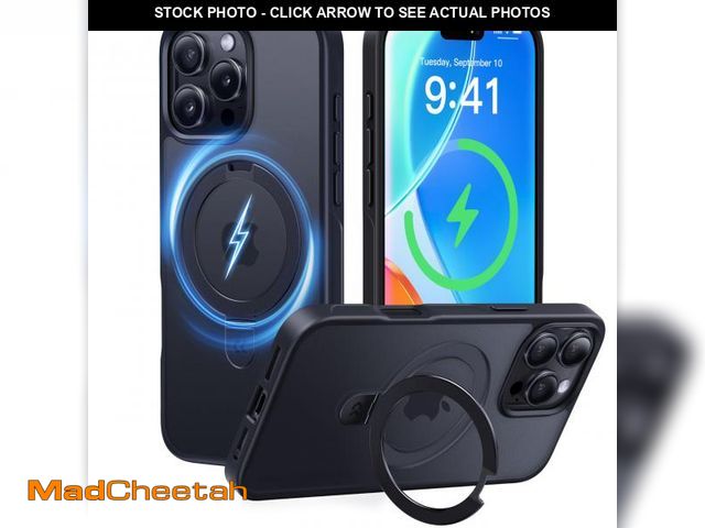 Lot 74-12214228 - CASEKOO Designed for iPhone 16 Pro Case with Magnetic Invisible Stand [Military Drop Protection] [Co...